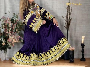 2025 El mejor material Vestido afgano Logotipo personalizado Encaje decorado ecológico Disponible Todos los colores Diseños Venta a precio razonable - Product Image 2