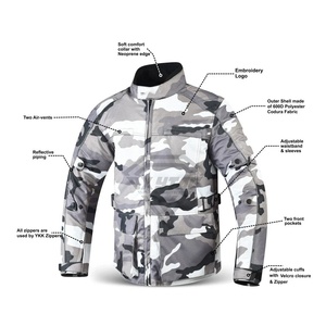 Chaqueta de Motocicleta Transpirable Personalizada de Cordura, Chaqueta de Motociclista de Invierno Unisex de Alta Calidad, Textil Protector para Motociclistas - Product Image 2