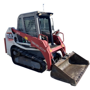 Skid Steer Track Loader 2019 TAKEUCHI TL8R Used Powerful Performance Best Mini Small Skid Steer Loader With Bucket for Sale - Product Image 1