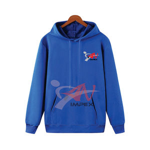 คุณภาพสูงที่กําหนดเองการพิมพ์โลโก้ผู้ชายเสื้อสวมหัว Hoodie วัสดุที่กําหนดเองยืดหยุ่นผู้ชายเสื้อสเวตเตอร์ Hoodie - Product Image 1