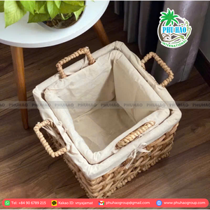 PRODUIT MEILLEURE VENTE PANIER DE HYACINTHE D'EAU Élégant Un mélange unique de beauté naturelle et de design moderne - Product Image 4