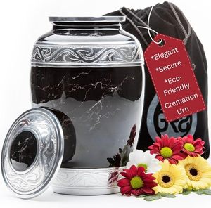 Handmade Mosaic Aluminium and Glass Cremation <b>Urn</b> <b>Large</b> Adult Size Burial Hand Applied Individual Tiles Unique for Funerals - Product Image 5