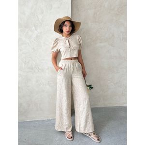 Blusa Bordada con Lazo Frontal al por Mayor - [object Object] - Product Image 3