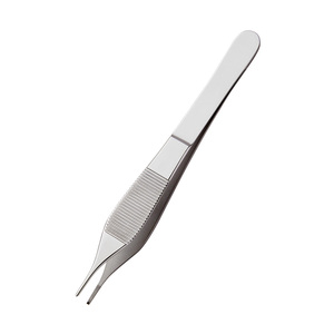 Pinzas Adson de Acero Alemán MEDIHEAL SURGICAL CORPORATION, 1x2 Dientes, Marrón, 12cm, Clase I, para Uso Quirúrgico General - Product Image 2