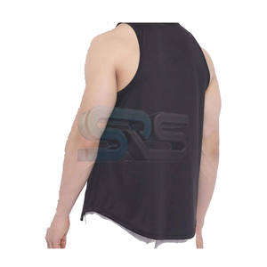 2025 nueva llegada logotipo personalizado camisetas sin mangas para hombre transpirable secado rápido Fitness gimnasio chaleco sin mangas al por mayor diseño OEM - Product Image 5