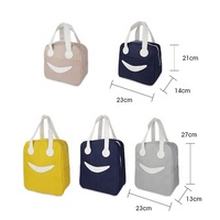 Sac à déjeuner isotherme pliable personnalisé, réutilisable, mignon, chaud, avec fermeture éclair, imperméable, grande capacité pour l'école