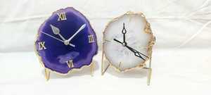 Reloj con piedras preciosas de ágata, accesorio de fabricación india, para el hogar - Product Image 3