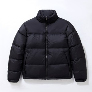 Custom Canvas Puffer Jacket for <b>Men</b> and Women Winter Outdoor Waterproof Windproof Front Logo <b>Padded</b> Coat - Product Image 6
