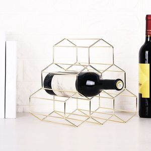 Estante de Vino Apilable de Metal Personalizable, Estantes de Vino de Metal para Cocina, Soportes para Botellas de Champán, Estante para Botellas de Vino - Product Image 1