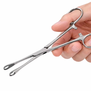 Pinces à éponges en acier inoxydable de qualité médicale, instrument de pince chirurgicale - Product Image 1