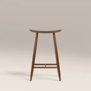 TABURETE DE COCINA DE MADERA HATTON DE 65 CM, COLOR NUEZ SINTERIOR - Product Image 2