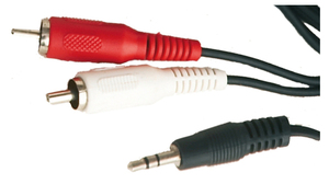 Stereo maschio da 3,5 mm a 2 RCA maschio (GSC 2600931) - Product Image 1