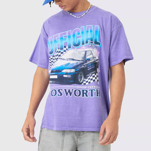 เสื้อยืดคอตตอนโอเวอร์ไซส์ 280 GSM สกรีนโลโก้ตามสั่ง สำหรับผู้ชาย เสื้อสตรีทแวร์เนื้อหนา ระบายอากาศได้ดี พรีเมียม สวมใส่สบาย เหมาะกับฤดูร้อน คอกลม - Product Image 1