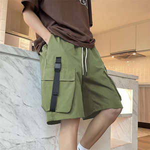 2024 Cargo été nouveaux hommes Shorts sport Fitness respirant Cargo Shorts hommes 6 poches Cargo cordon Shorts Logo personnalisé - Product Image 6