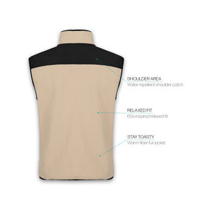 High Quality Cheap Price Outer Wear <b>Fleece</b> Gilets Solid Color Windproof Keep Warm Winter Cotton Winter Breathable <b>Vest</b> <b>Men</b> <b>Men</b> - Product Image 6