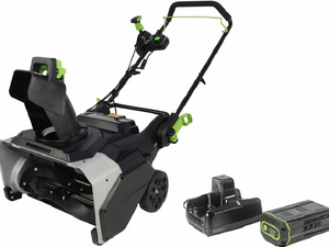 Quitanieves de 82V y 22 pulgadas, batería de 5.0Ah + cargador de doble puerto - Product Image 1