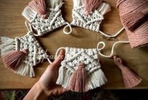 Fabricante de guirnaldas de macramé, proveedor a granel de refractex, India, hecho en la India para la mejor calidad y más color - Product Image 3