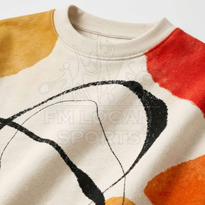เสื้อสเวตเชิ้ตผ้าฟลีซคอตตอน 100% สวมใส่สบาย เหมาะสำหรับฤดูหนาว เนื้อผ้านุ่ม ระบายอากาศได้ดี เป็นมิตรต่อสิ่งแวดล้อม ทรงหลวมใส่สบาย - Product Image 4