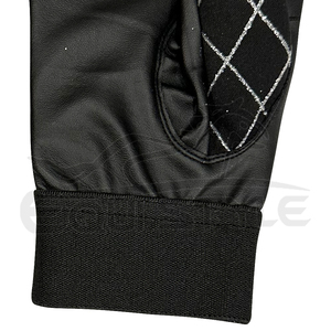 Gants de sport équestre noirs hommes femmes manchette flexible en cuir Pu quantité minimale de commande personnalisé 20 paires gants d'équitation de qualité d'exportation - Product Image 6