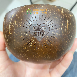 Bol en coquille de noix de coco naturelle et bol en coquille de noix de coco avec cuillère de haute qualité écologique mais bon marché chez Eco2go Vietnam - Product Image 6