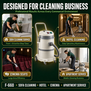 Machine de <span class=keywords><strong>nettoyage</strong></span> à vapeur industrielle professionnelle mobile automatique pour tapis, canapés et tissus d'ameublement avec extraction par pulvérisation et aspiration - Product Image 4