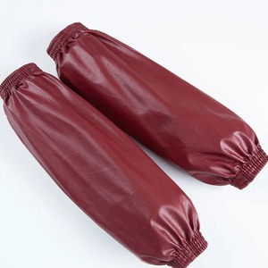 Soft Leather Oversleeve Waterproof Arm Sleeve Kitchen Cleaning Arms Covers Anti-dirty Work <strong>Condom</strong> Washing Sleeve