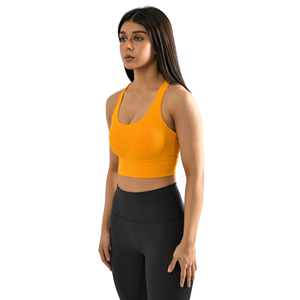 Soutien-gorge de sport pour femmes de haute qualité de grande taille imprimé léopard léger vêtements de yoga et de fitness - Product Image 4
