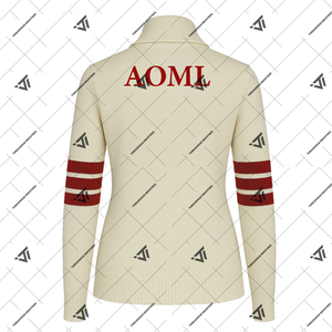 Delta grec | Sigma | Thêta | Vêtements de sororité DST prêts à expédier pull Cardigan College à col châle - Product Image 2