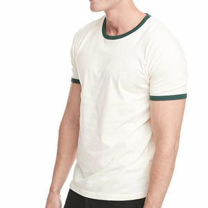 T-shirts Ringer unisexes pour adultes, vêtements de sport, créez votre marque, t-shirt personnalisable pour hommes - Product Image 3