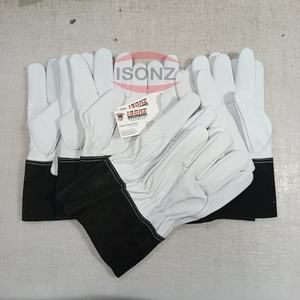 ISONZ Tig Mig – gants de soudage en cuir véritable, anti-chaleur, anti-coupure, 30-35cm, pour soudeurs, soudage à l'argon - Product Image 4