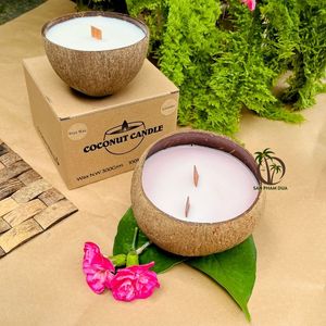 Bougie en cire naturelle faite à la main et écologique avec des variétés parfumées pour Thanksgiving de mariage et Noël - Product Image 3