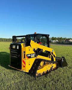 Chargeuse compacte sur chenilles CAT 259D, moteur diesel Caterpillar, mini-chargeuse jaune, équipement de construction haute performance - Product Image 5