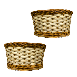 RATTAN BREAD <b>STORAGE</b> <b>BASKET</b> Natural <b>Wicker</b> & Wood Base Serving & Display Tray Vietnam Crafts Natural Serving <b>Basket</b> - Product Image 1
