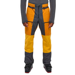 Pantalones de snowboard de hombre con diseño de bloque de color personalizado de cintura alta/pantalones de snowboard de tela cómodos y transpirables - Product Image 1