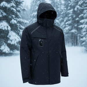 Winter <b>Raincoat</b> Extreme Waterproof Size L Black ELKA Brand - Product Image 3