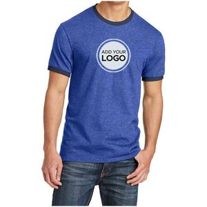 Venta al por mayor Your Own Ringer T Shirts Cotton T-Men's Short Sleeve Solid Wholesale T Shirt - Product Image 4