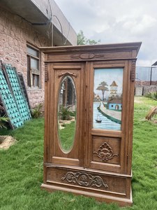 Grandes armoires de cuisine en bois Almirah modernes au design antique vintage classique de luxe - Product Image 4