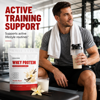 Protéine en poudre de qualité supérieure pour adultes, marque privée, pour entraînement en salle de sport, haute solubilité, multi-sources, soutien nutritionnel quotidien, 20-29g de protéines
