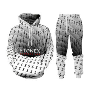 ชุดวอร์มผ้าคอตตอนพิมพ์ลายสำหรับผู้ชายชุดวอร์มผ้าคอตตอนพิมพ์ลาย2025สำหรับฤดูหนาว - Product Image 1