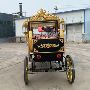 Charrette royale électrique personnalisable en couleurs, calèche à cheval à 4 roues, transport spécial pour 4 à 6 personnes, calèche tirée par des chevaux - Product Image 4