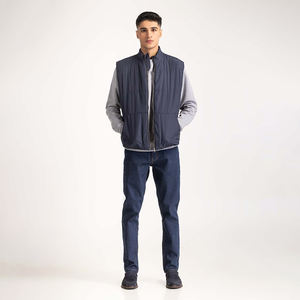 Nardon Apparel OEM Logo personnalisé sans manches à capuche gilet bouffant veste gilets chaud hiver hommes gilet pour hommes - Product Image 3