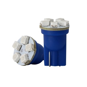 Bombillas LED T10 W5W 6 LED azules - Product Image 1