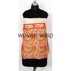 Bufanda cuadrada de seda y algodón personalizada para mujer Pareo de playa con color y diseño personalizados Respetuoso con el medio ambiente - Product Image 4