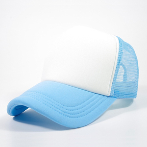 Logo 3D personnalisé été décontracté sport chapeau unisexe plaine broderie maille extérieur mousse camionneur casquettes de baseball avec bord incurvé - Product Image 3