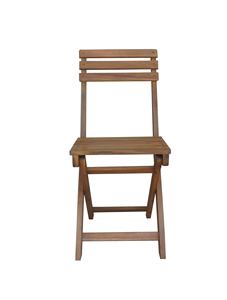 HALAY Ensemble bistro Petite table d'extérieur 2 chaises pliables Bois d'acacia Mobilier commercial pour cafés hôtels restaurants - Product Image 3