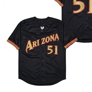 Camiseta de béisbol transpirable de poliéster con botones, logotipo y número personalizados del nombre del equipo, ideal para equipos de béisbol y softbol, duradera. - Product Image 3