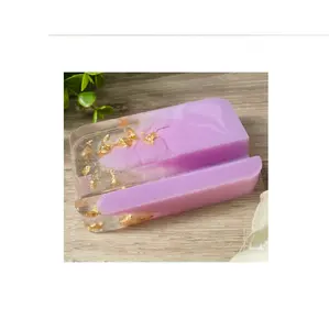 Hot Selling Resin card holder Note & Picture Display Purple color resin Menu Holder handicraft best selling product