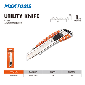 Cuchillo Multiusos SK5 con Bloqueo Automático OEM, Cuchilla Retráctil de Alta Resistencia con Caja de Aluminio para Cortar Cartón, Alfombras y Manualidades - Product Image 1