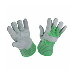 ถุงมือหนังวัวทำงานถุงมืออุตสาหกรรมถุงมือป้องกันมือถุงมือทำงาน - Product Image 1