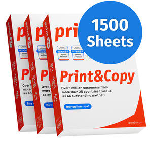 print24 <b>A4</b> 80gsm Premium <b>Printer</b> <b>Paper</b> and Copy <b>Paper</b> 1500 Sheets High Whiteness CIE 160 PEFC Certified - Product Image 1